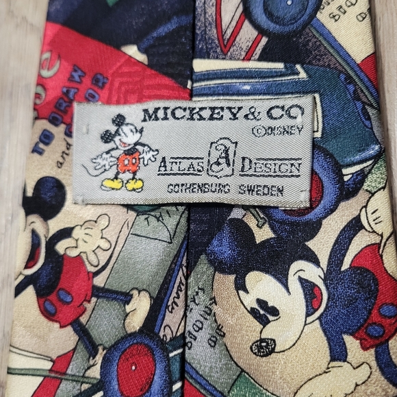 Atlas Design Vintage Mickey & Co neck tie - Picture 3 of 6